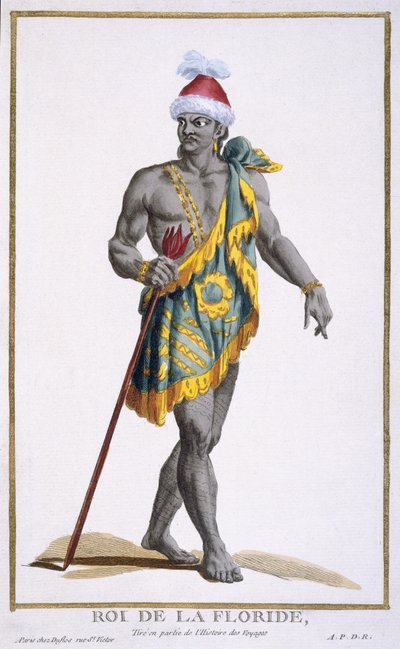 Der König von Florida, 1780 von Pierre Duflos